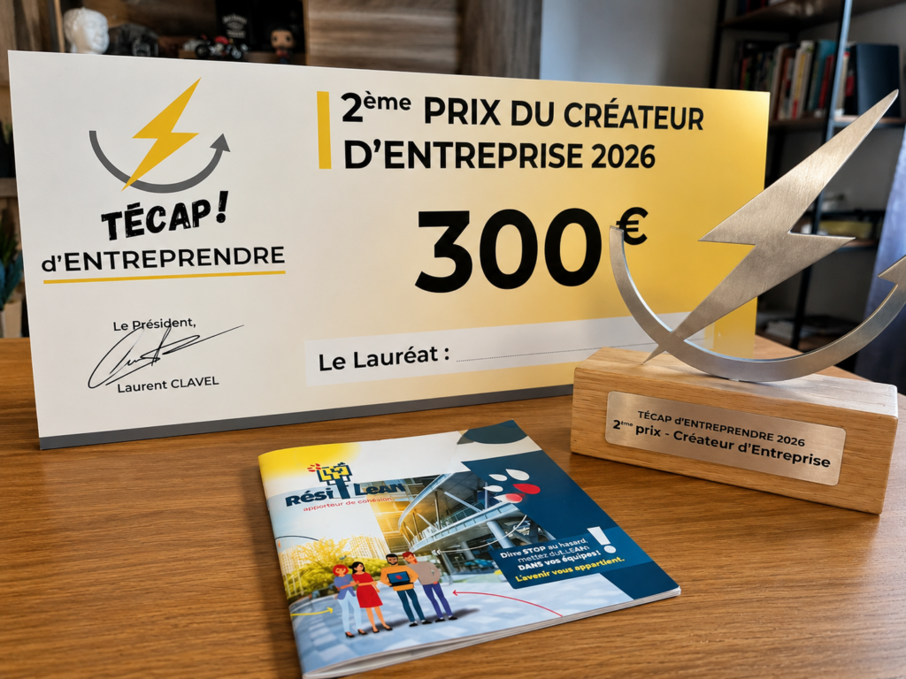 Trophée créateur d'entreprise 2026 TECAP Brochure Rési-Lean